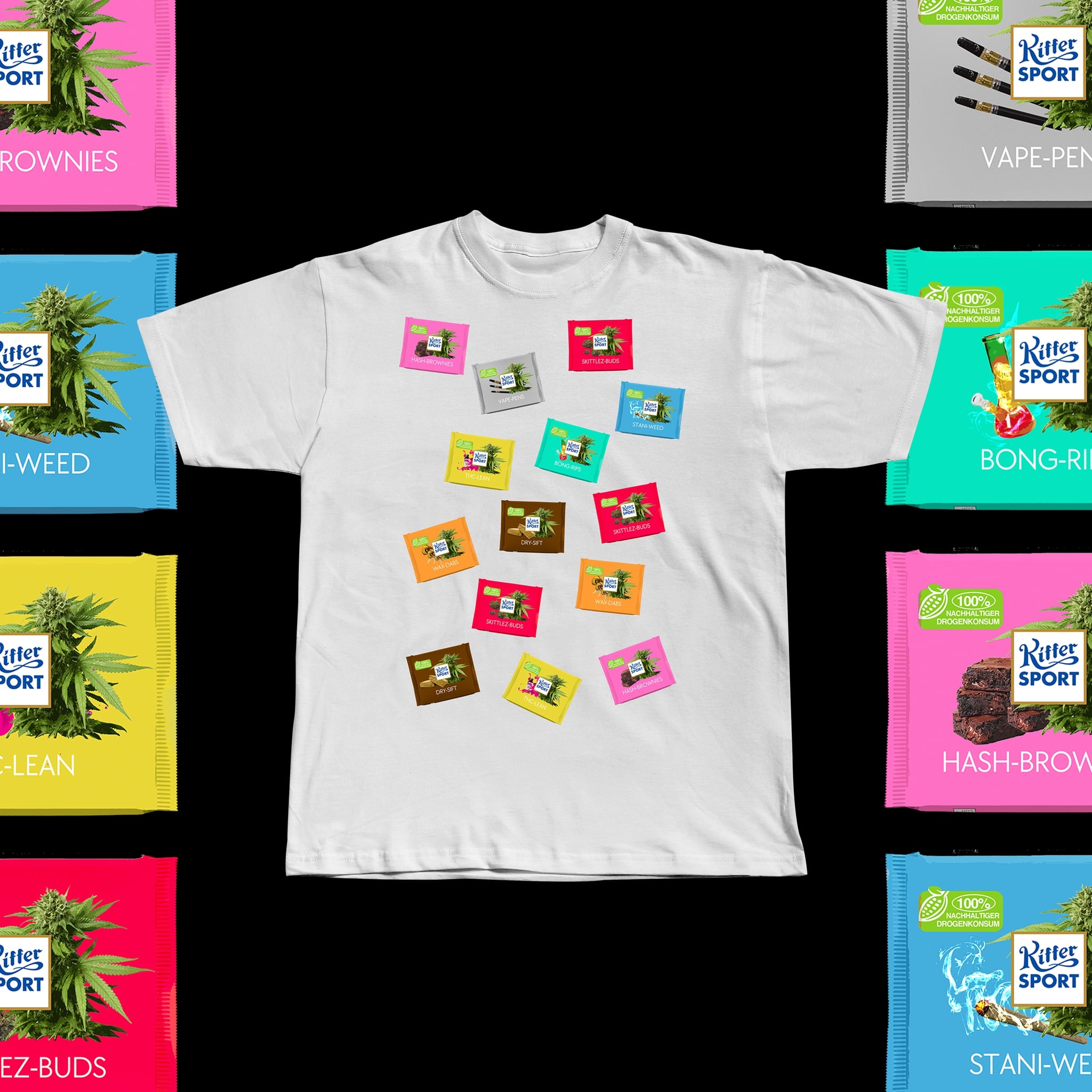 Bild von KIFFER SPORT - SHIRT [weiß]